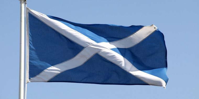 scotland flag public domain