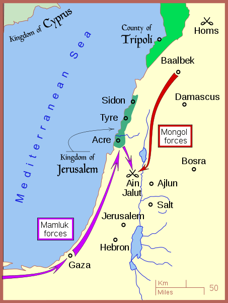 Battle of Ayn Jalut, 1260