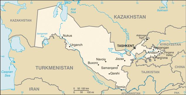 Tashkent Map